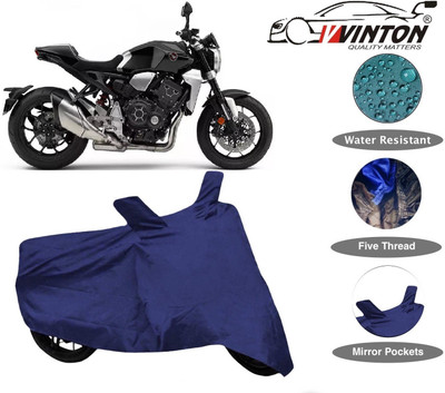 V VINTON Two Wheeler Cover for Honda(CB1000R Plus, Blue)