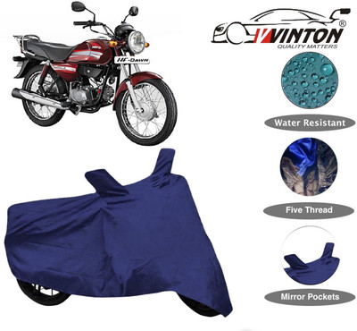 V VINTON Two Wheeler Cover for Hero(HF Dawn, Blue)
