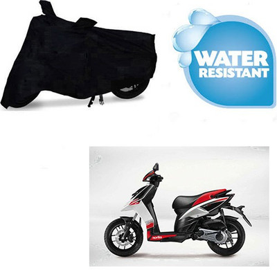 Amozkart Waterproof Two Wheeler Cover for Aprilia(SR 125, Black)