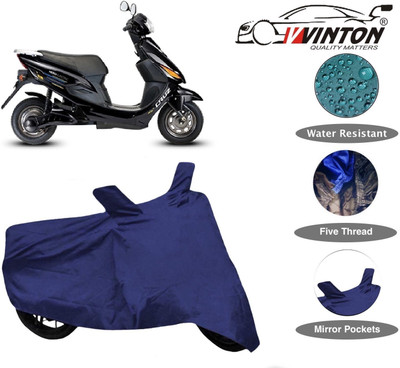 V VINTON Two Wheeler Cover for Hero(Electric Cruz, Blue)
