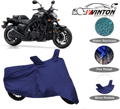 V VINTON Two Wheeler Cover for Yamaha(VMAX, Blue)
