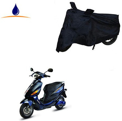 SRENTERPRISES Two Wheeler Cover for Hero(Electric Cruz, Black)