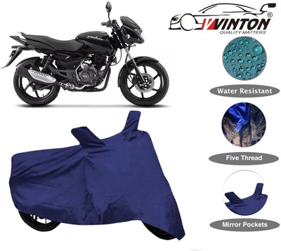 V VINTON Two Wheeler Cover for Bajaj(Pulsar, Blue)