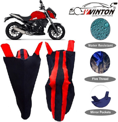V VINTON Two Wheeler Cover for Mahindra(MOJO XT 300, Red)