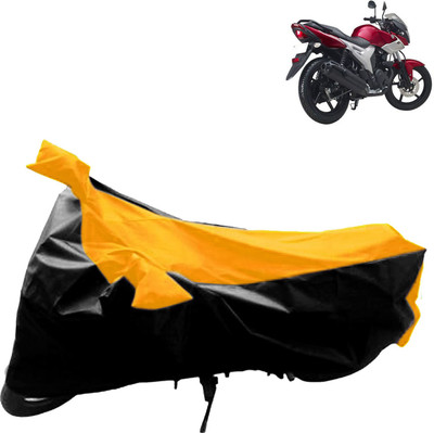 Rhtdm Two Wheeler Cover for Yamaha(SZ X, Black, Yellow)
