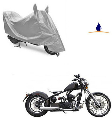 SRENTERPRISES Two Wheeler Cover for Harley Davidson(Bobber 350, Silver)