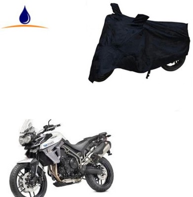 Atulit enterprises Waterproof Two Wheeler Cover for Triumph(Tiger 800 XR, Black)