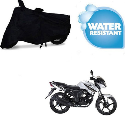 MMSSTAR Waterproof Two Wheeler Cover for Yamaha(SZ-S, Black)