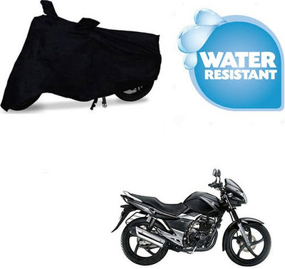 saanvi Waterproof Two Wheeler Cover for Suzuki(GS 150R, Black)