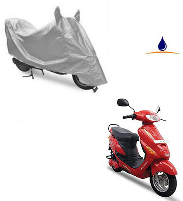SRENTERPRISES Two Wheeler Cover for Hero(E Sprint, Silver)