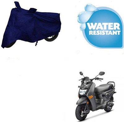 Feel heaven Waterproof Two Wheeler Cover for Honda(Cliq, Blue)