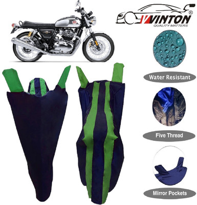 V VINTON Two Wheeler Cover for Royal Enfield(Interceptor 650, Green)