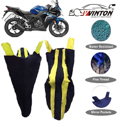 V VINTON Two Wheeler Cover for Honda(CBR 150R, Yellow)