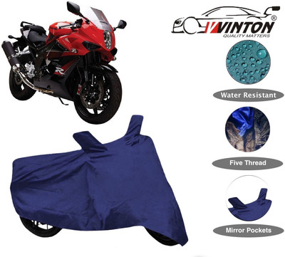 V VINTON Two Wheeler Cover for Hyosung(GT650R, Blue)
