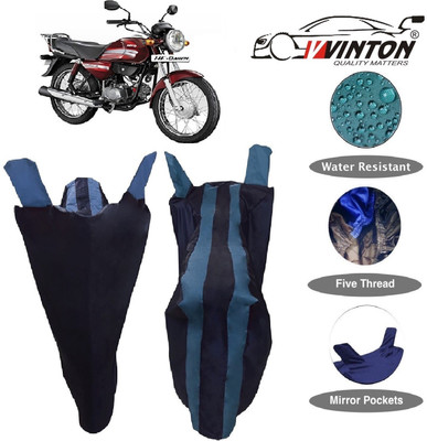 V VINTON Two Wheeler Cover for Hero(HF Dawn, Blue)