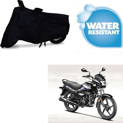 POLYMAXX Waterproof Two Wheeler Cover for Hero(Super Splendor, Black)