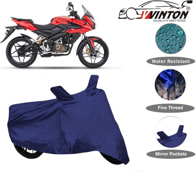 V VINTON Two Wheeler Cover for Bajaj(Pulsar AS 150, Blue)