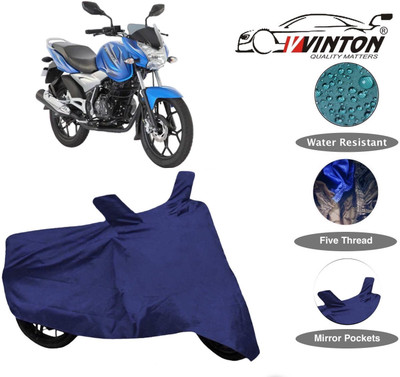 V VINTON Two Wheeler Cover for Bajaj(Discover 125 DTS-i, Blue)