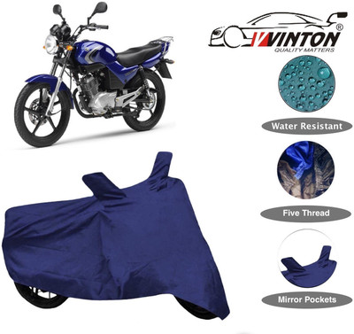V VINTON Two Wheeler Cover for Yamaha(YBR 125, Blue)