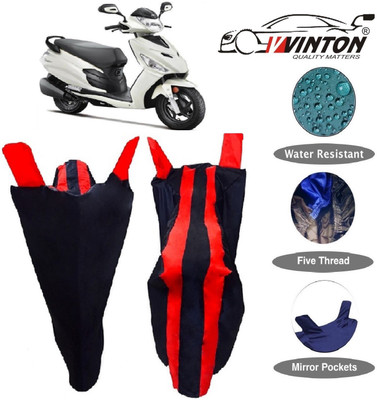 V VINTON Two Wheeler Cover for Hero(Moto Corp Duet, Red, Blue)