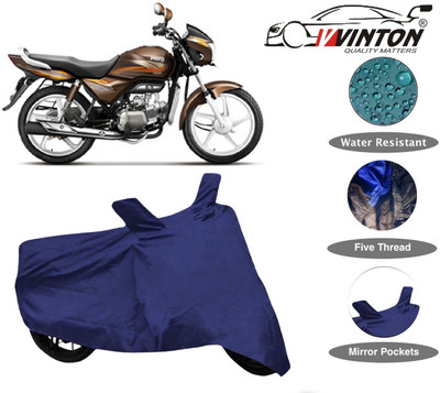V VINTON Two Wheeler Cover for Hero(Splendor Pro, Blue)