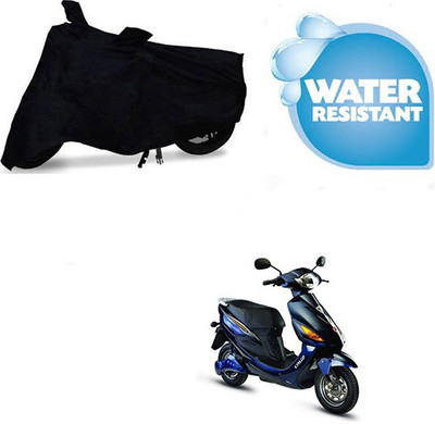 SRENTERPRISES Two Wheeler Cover for Hero(Electric Cruz, Black)