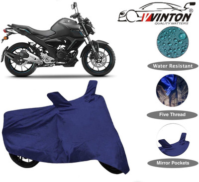 V VINTON Two Wheeler Cover for Yamaha(FZ-S FI, Blue)