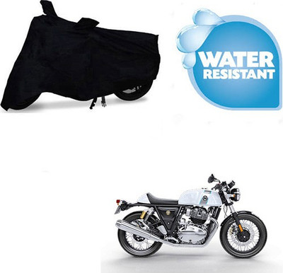 Atulit enterprises Waterproof Two Wheeler Cover for Royal Enfield(Continental GT, Black)