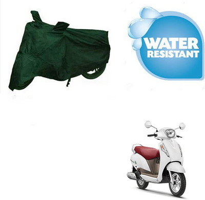 SpeedRock Waterproof Two Wheeler Cover for Suzuki(Access, Green)