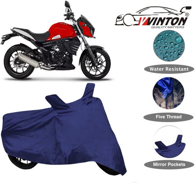 V VINTON Two Wheeler Cover for Mahindra(Mojo UT 300, Blue)