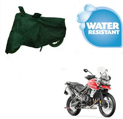 SpeedRock Waterproof Two Wheeler Cover for Triumph(Tiger 800 XCA, Green)