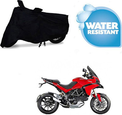 Atulit enterprises Waterproof Two Wheeler Cover for Ducati(Multistrada, Black)