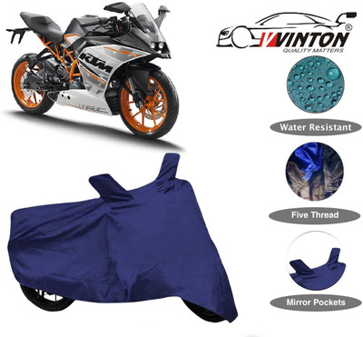 V VINTON Two Wheeler Cover for KTM(RC 390, Blue)