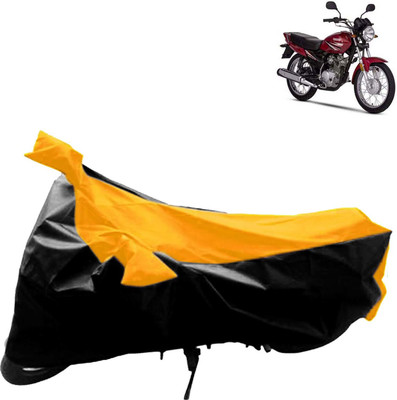Rhtdm Two Wheeler Cover for Honda(CD Dawn, Black, Yellow)
