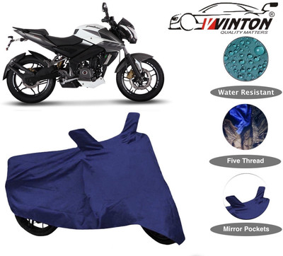 V VINTON Two Wheeler Cover for Bajaj(Pulsar 200 NS DTS-i, Blue)