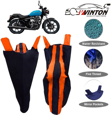 V VINTON Two Wheeler Cover for Royal Enfield(Thunderbird 500, Blue, Orange)