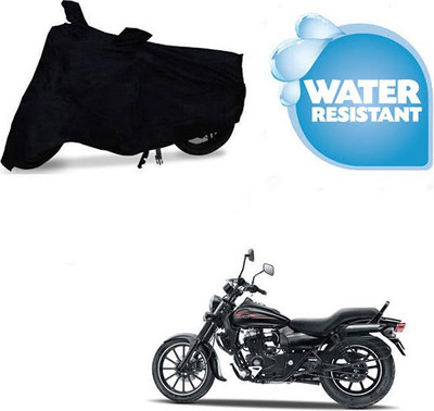 saanvi Waterproof Two Wheeler Cover for Bajaj(Avenger 150 Street, Black)