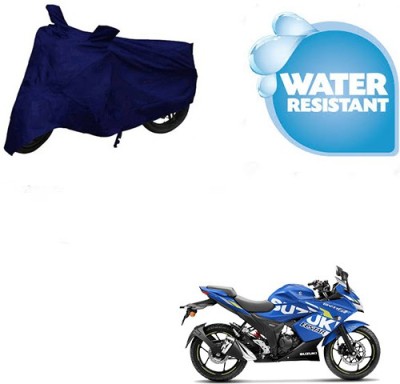 Motoren Waterproof Two Wheeler Cover for Suzuki(Gixxer SF, Blue)