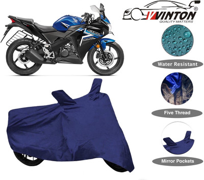 V VINTON Two Wheeler Cover for Honda(CBR 150R, Blue)