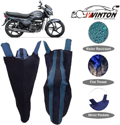 V VINTON Two Wheeler Cover for Hero(Super Splendor, Blue)