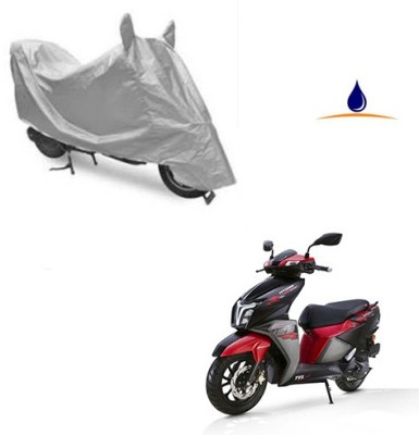 SRENTERPRISES Two Wheeler Cover for TVS(NTORQ, Silver)