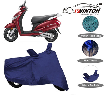 V VINTON Two Wheeler Cover for Honda(Activa 125, Blue)