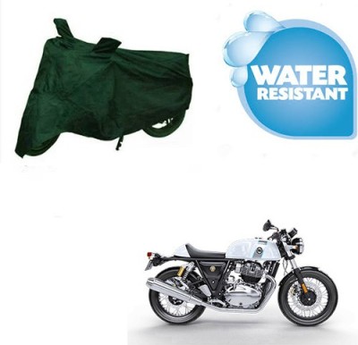 SpeedRock Waterproof Two Wheeler Cover for Royal Enfield(Continental GT, Green)