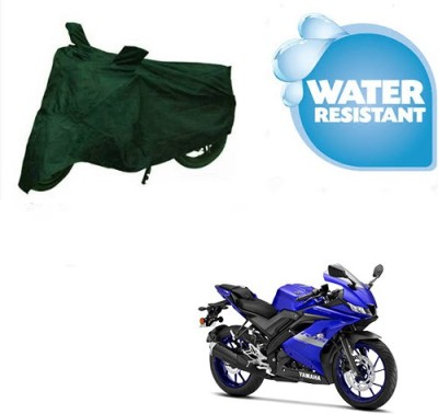 SpeedRock Waterproof Two Wheeler Cover for Yamaha(R15 V3, Green)