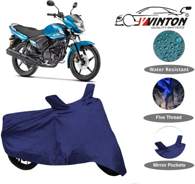 V VINTON Two Wheeler Cover for Yamaha(Saluto, Blue)