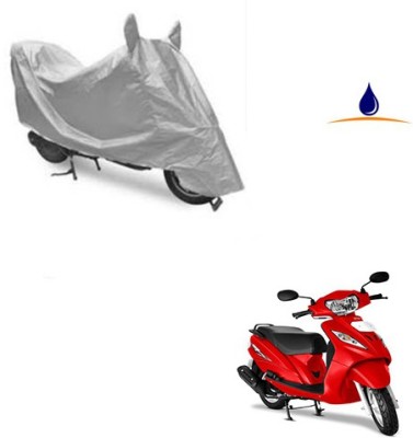 Atulit enterprises Waterproof Two Wheeler Cover for TVS(Wego, Silver)