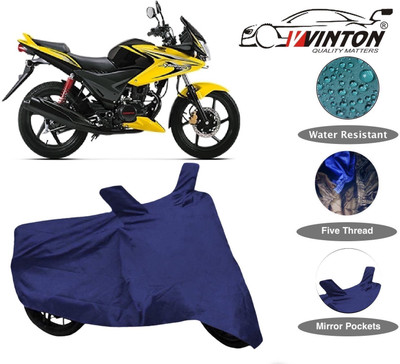 V VINTON Two Wheeler Cover for Honda(CBF Stunner, Blue)