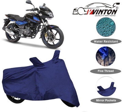 V VINTON Two Wheeler Cover for Bajaj(Pulsar 180 DTS-i, Blue)