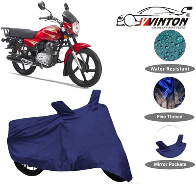 V VINTON Two Wheeler Cover for Bajaj(Boxer, Blue)