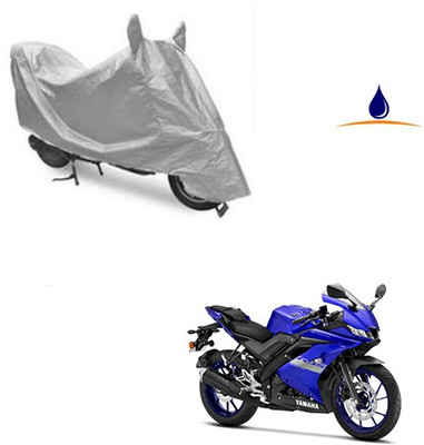 Atulit enterprises Waterproof Two Wheeler Cover for Yamaha(R15 V3, Silver)